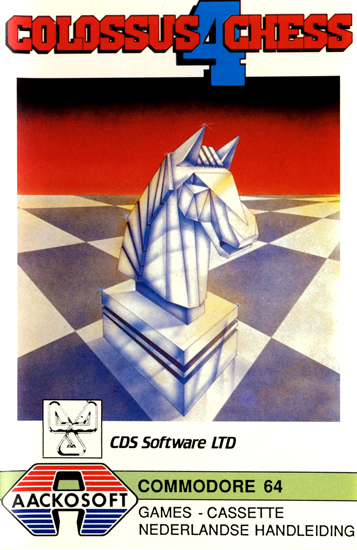 Colossus Chess 4 box art for Commodore 64